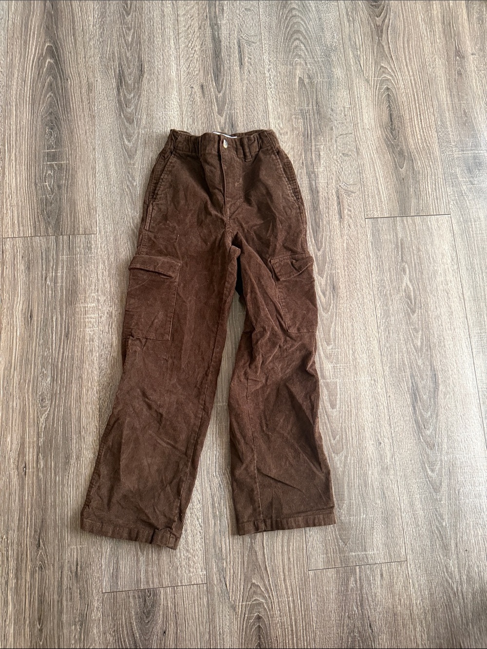 Brown Corduroy Cargo Pants - Boys Casual 
Wear
